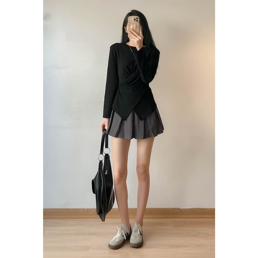 Áo thun nhún eo dang dài- Retrostyle- Ao348_P6K11