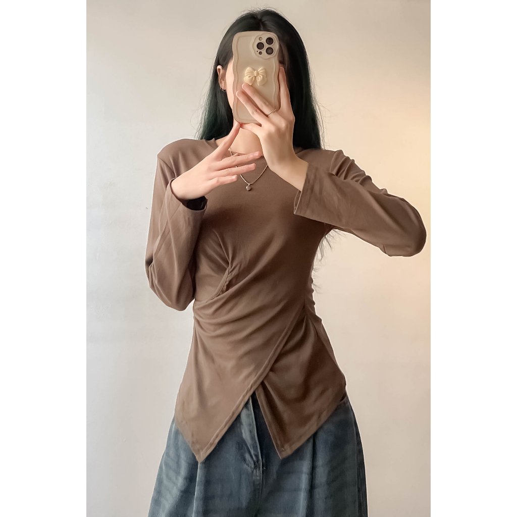 Áo thun nhún eo dang dài- Retrostyle- Ao348_P6K11