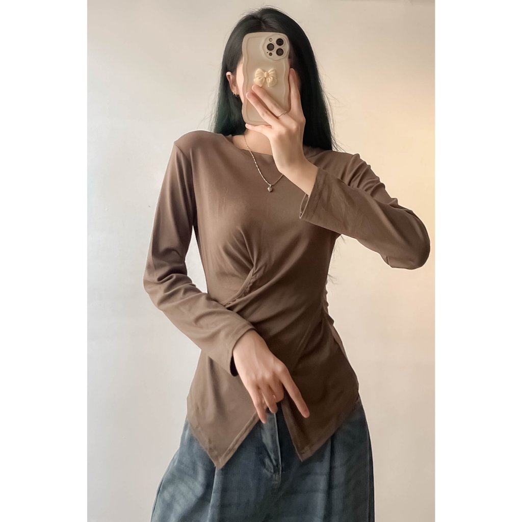 Áo thun nhún eo dang dài- Retrostyle- Ao348_P6K11