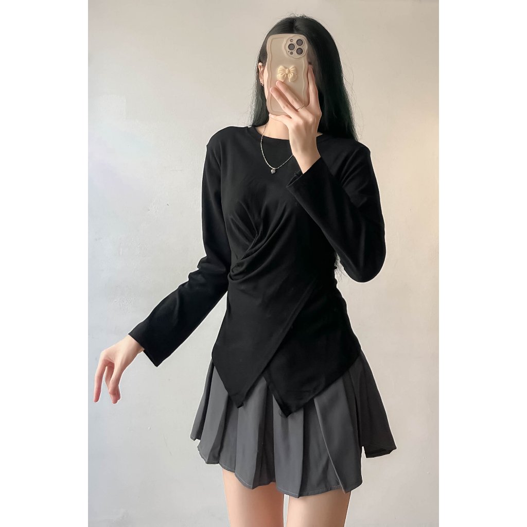 Áo thun nhún eo dang dài- Retrostyle- Ao348_P6K11