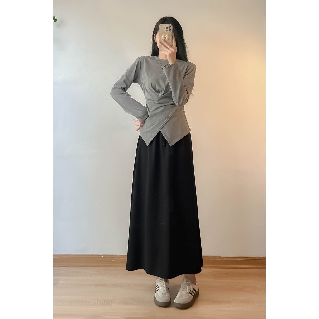 Áo thun nhún eo dang dài- Retrostyle- Ao348_P6K11