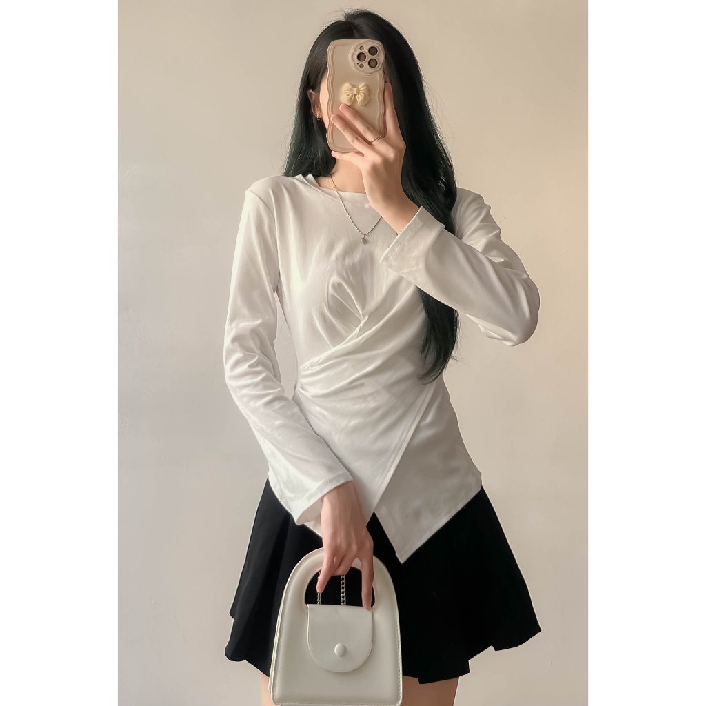 Áo thun nhún eo dang dài- Retrostyle- Ao348_P6K11