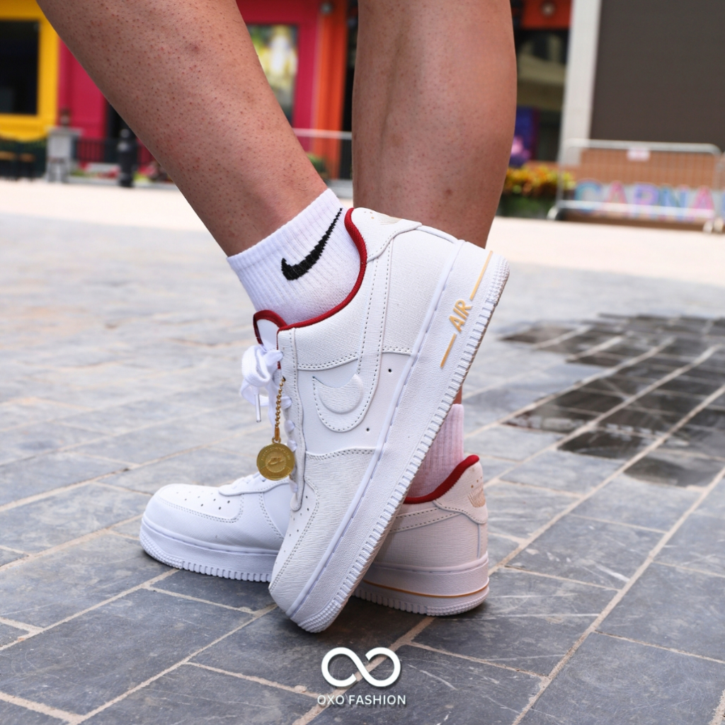 Giày air force 1 LOW JUST DO IT HANGTAG DV7584-100 chính hãng dành cho nam nữ, af1 hangtag real fullbox OXO FASHION