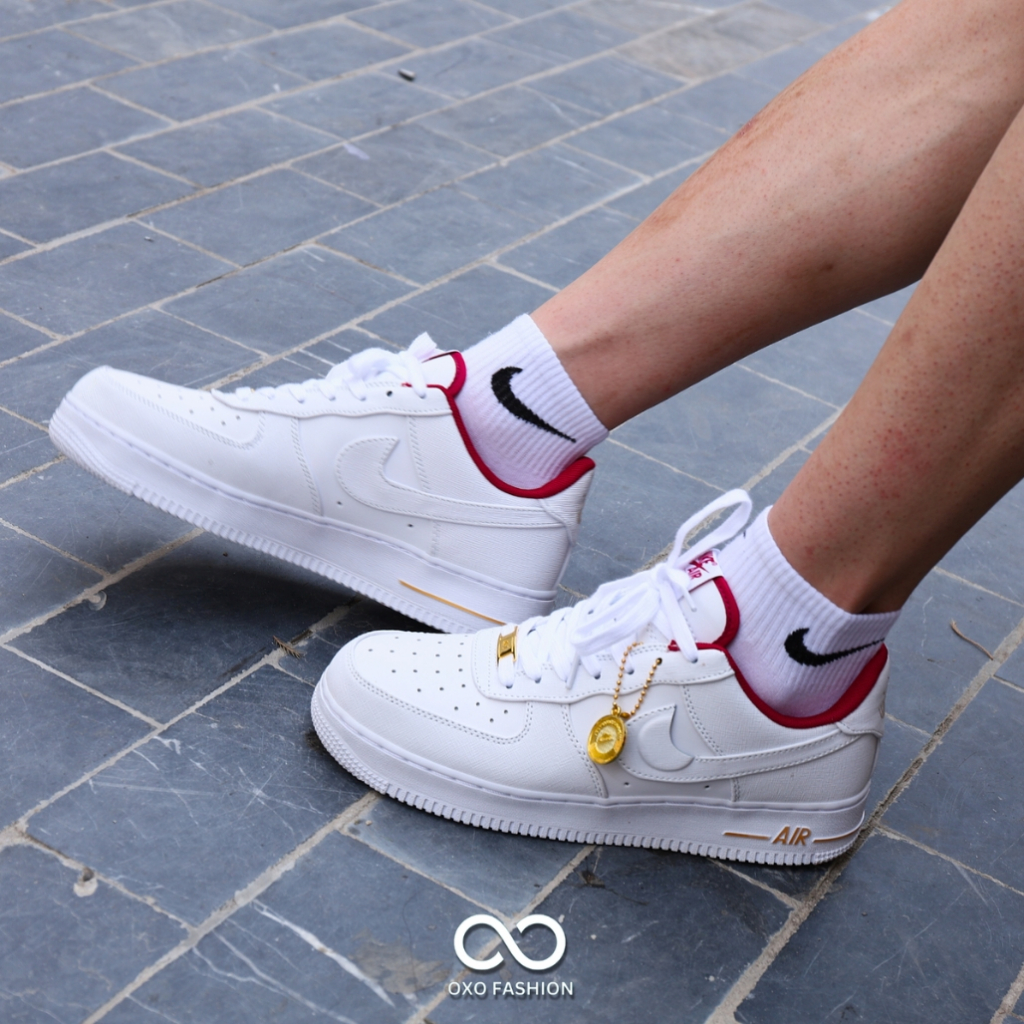 Giày air force 1 LOW JUST DO IT HANGTAG DV7584-100 chính hãng dành cho nam nữ, af1 hangtag real fullbox OXO FASHION