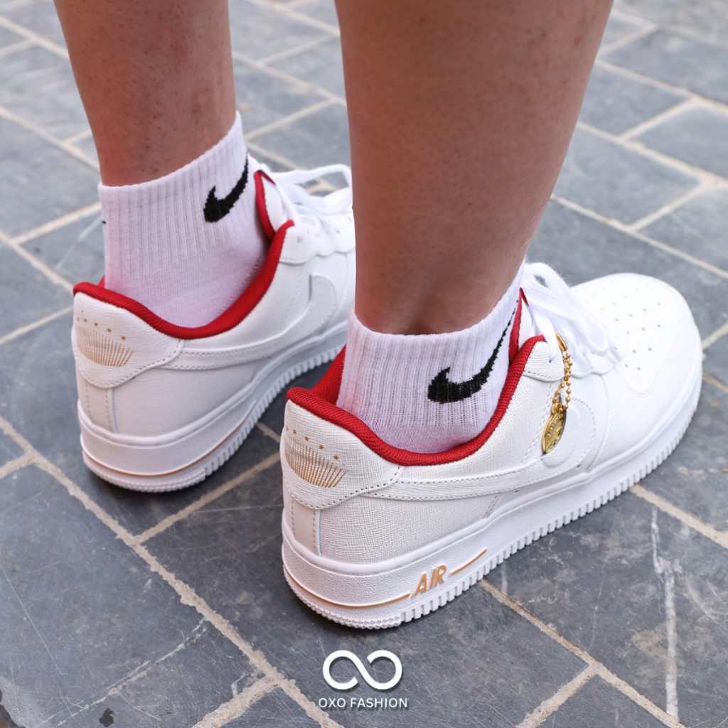 Giày air force 1 LOW JUST DO IT HANGTAG DV7584-100 chính hãng dành cho nam nữ, af1 hangtag real fullbox OXO FASHION