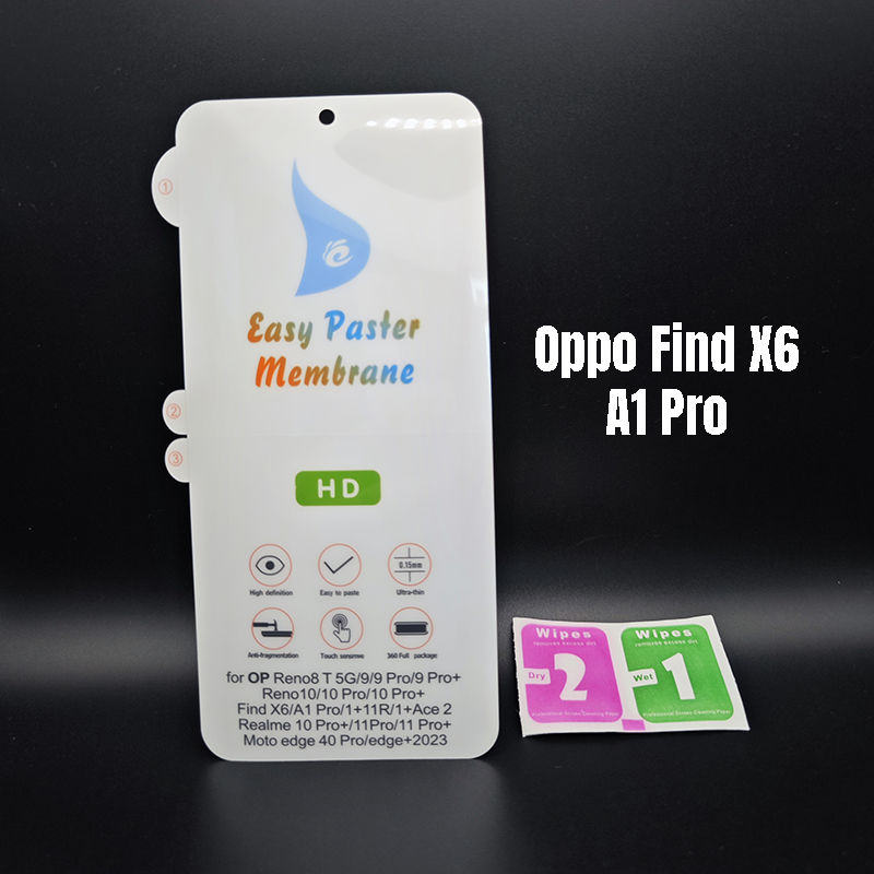 Dán PPF full màn hình Oppo Find X6 Pro, Reno 8T 5G,X5 Pro,X3 Pro,10 Pro Plus,Oneplus Ace 2,Realme 10 Pro+,Realme 11 Pro+