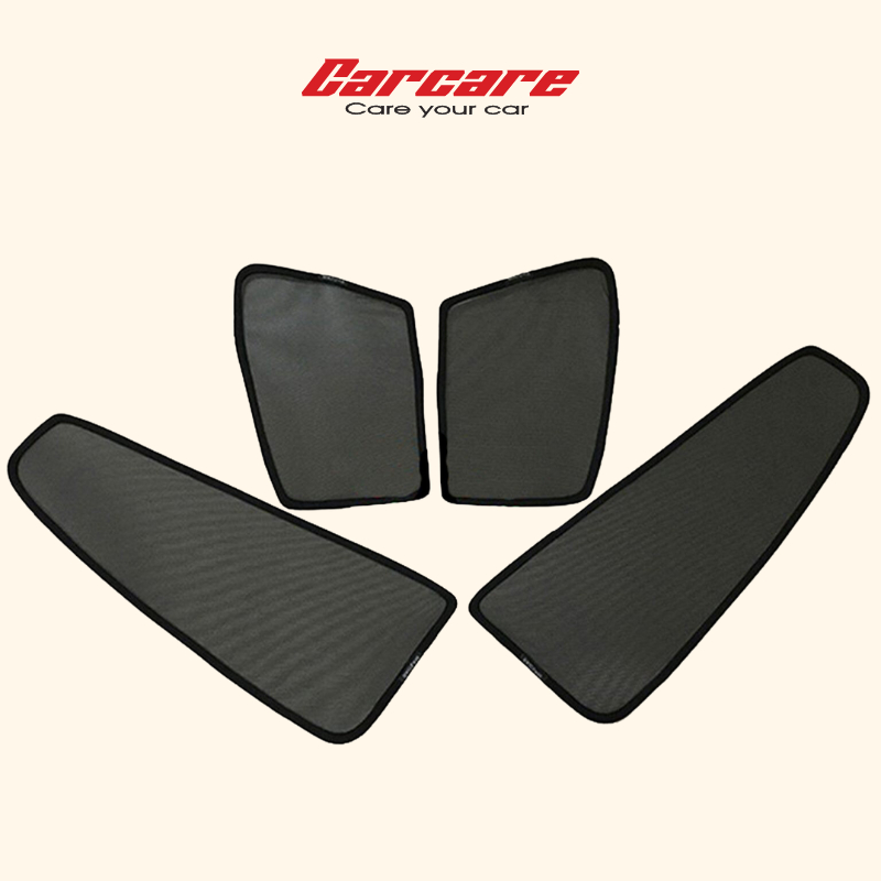 Rèm che nắng theo xe Kia Rio Hatback 2011-2017, Sedan 2011-2017 - Bộ 4 tấm dính nam châm hàng loại 1.