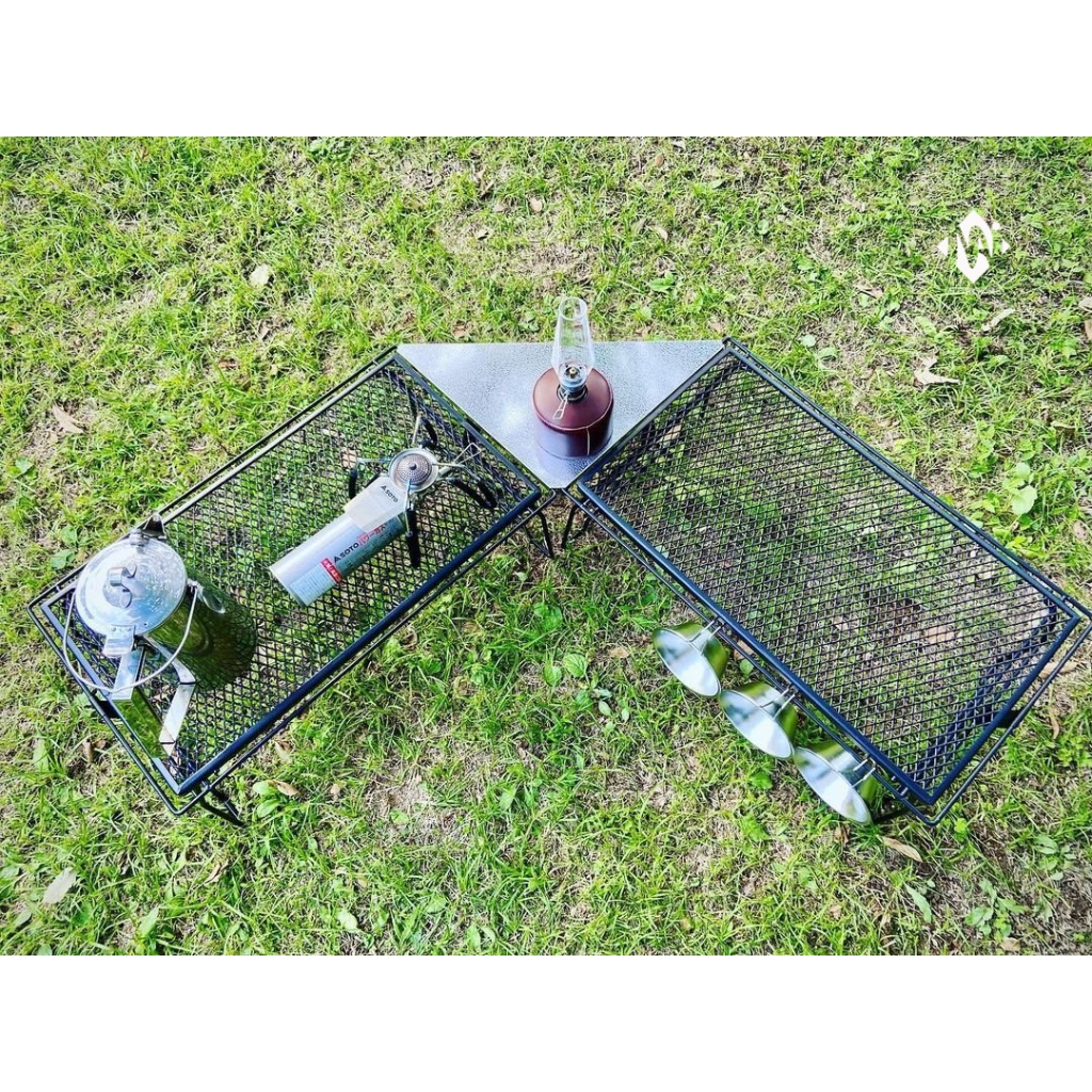 Mặt Inox tam giác nối kệ đa năng Campingmoon T-2306