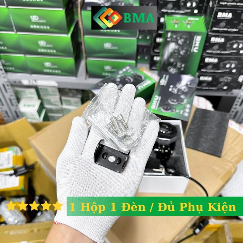 Đèn Trợ Sáng P65 BMU 55W/12.24V/DC 2 Màu 4 Chế Độ Pha Laser Tặng kèm Công Tắc Và Đi ốt