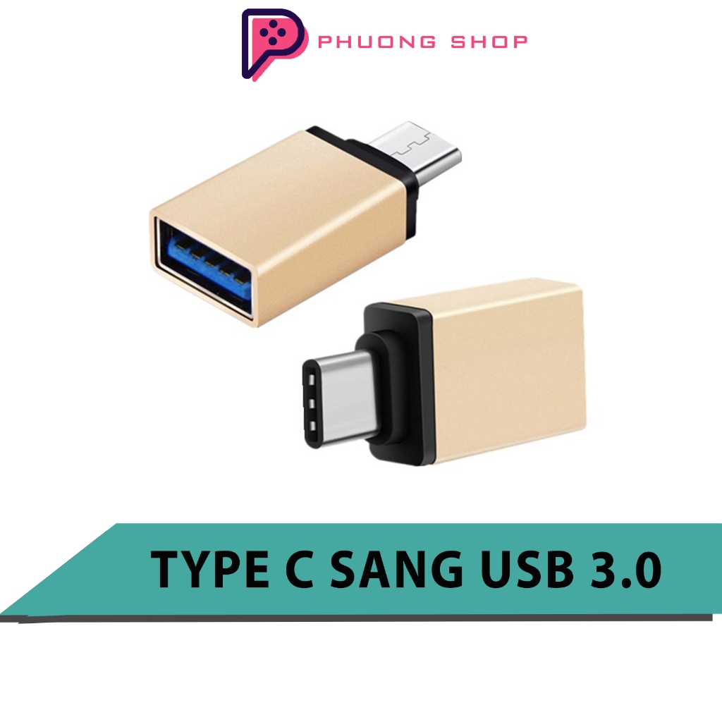 Đầu chuyển đổi OTG USB Type-C sang USB 3.0 tiện dụng cho điện thoại / máy tính