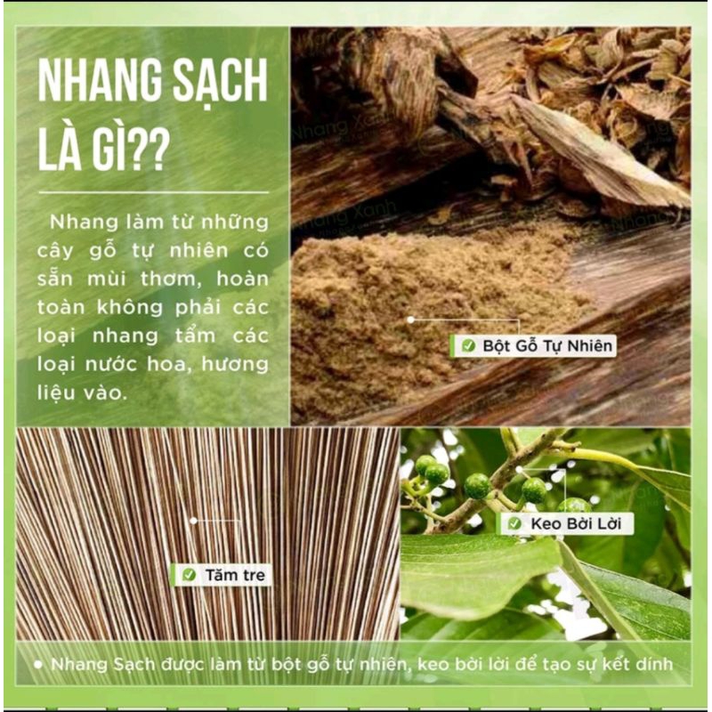 Combo 3 bó Nhang Quế Thiên Lý 1kg