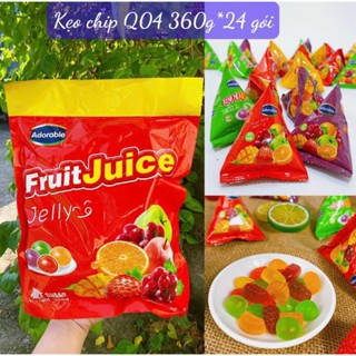 Kẹo dẻo chip chip trái cây Fruit Juice mix vị gói 360g hot hit