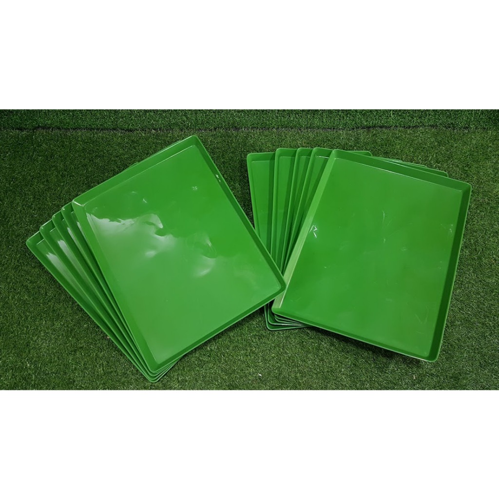 Combo 10 khay xanh 45-60-3cm đựng nước trồng lan ươm giống Và lót chuồng thú cưng