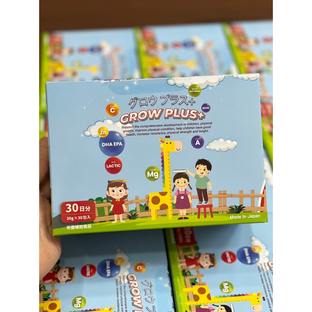 Grow Plus+ – Siro tăng chiều cao, trẻ phát triển toàn diện đến từ Nhật Bản