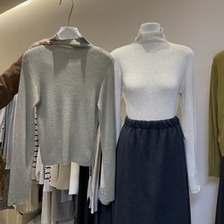  Áo Len Cổ Lọ Trơn 