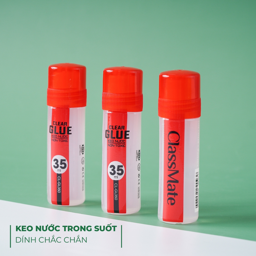 Keo Nước Dán Giấy CLASSMATE Siêu Dính 35ml Màu Ngẫu Nhiên CL-GL350