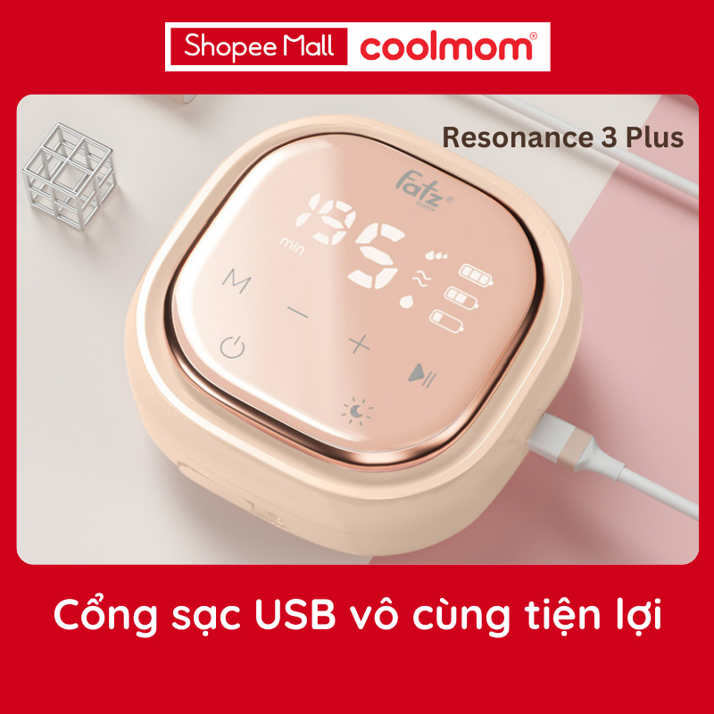 Máy hút sữa điện đôi Fatzbaby Resonance