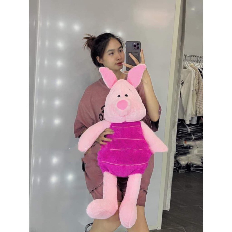 GẤU BÔNG LỢN HỒNG - GẤU BÔNG HEO HỒNG SIZE 90cm siêu hot
