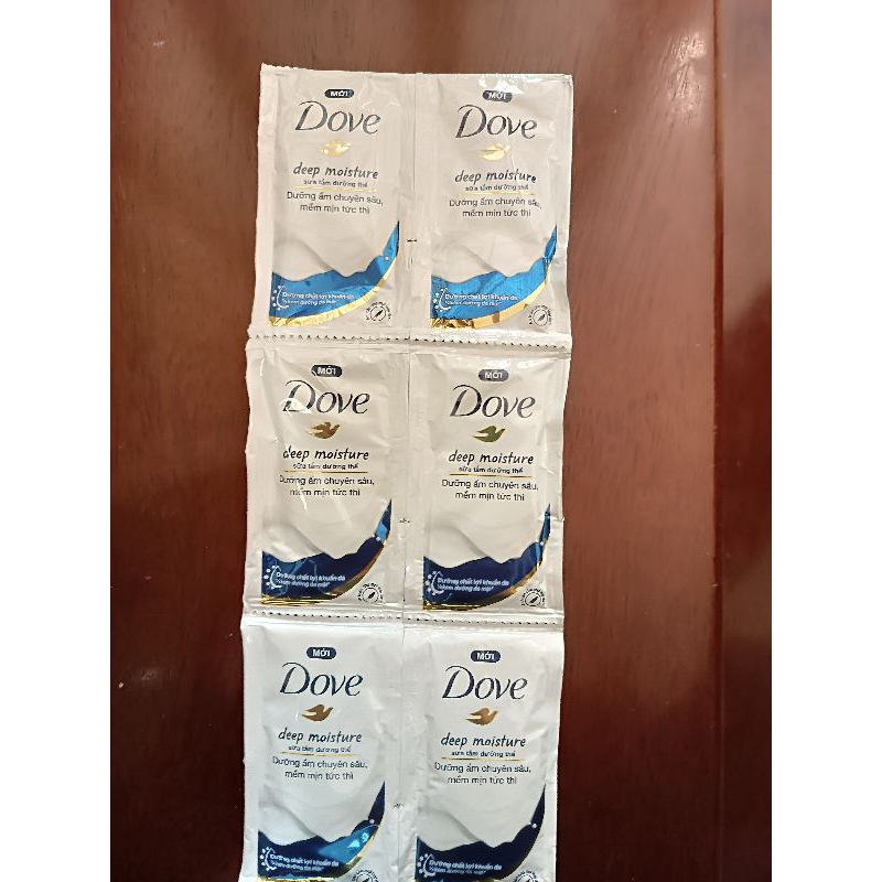 Gói Sữa Tắm Dove combo 12 gói Đựng Trong 1 Túi Xách
