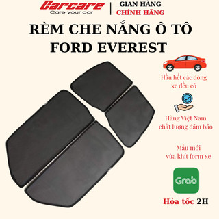 Rèm che nắng theo xe Ford Everest 2005-2015,2016-2022,2024( giao đời 22 giống 23)- Bộ 4 tấm dính nam châm