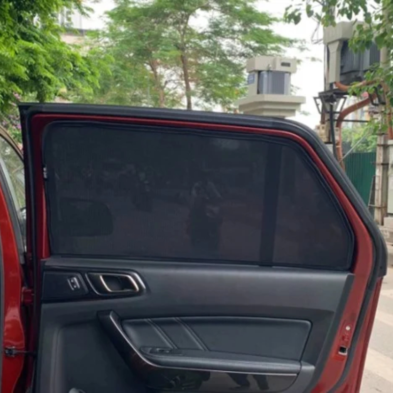 Rèm che nắng theo xe Ford Everest 2005-2015,2016-2022,2023- Bộ 4 tấm dính nam châm