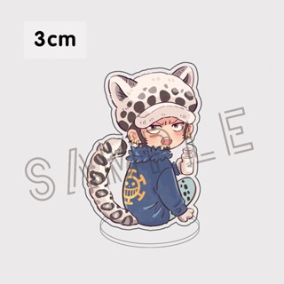 MÔ HÌNH Standee LUFFY LAW ONE PIECE ver BÁO CON anime ĐẢO HẢI TẶC tượng mica acrylic chibi xinh xắn