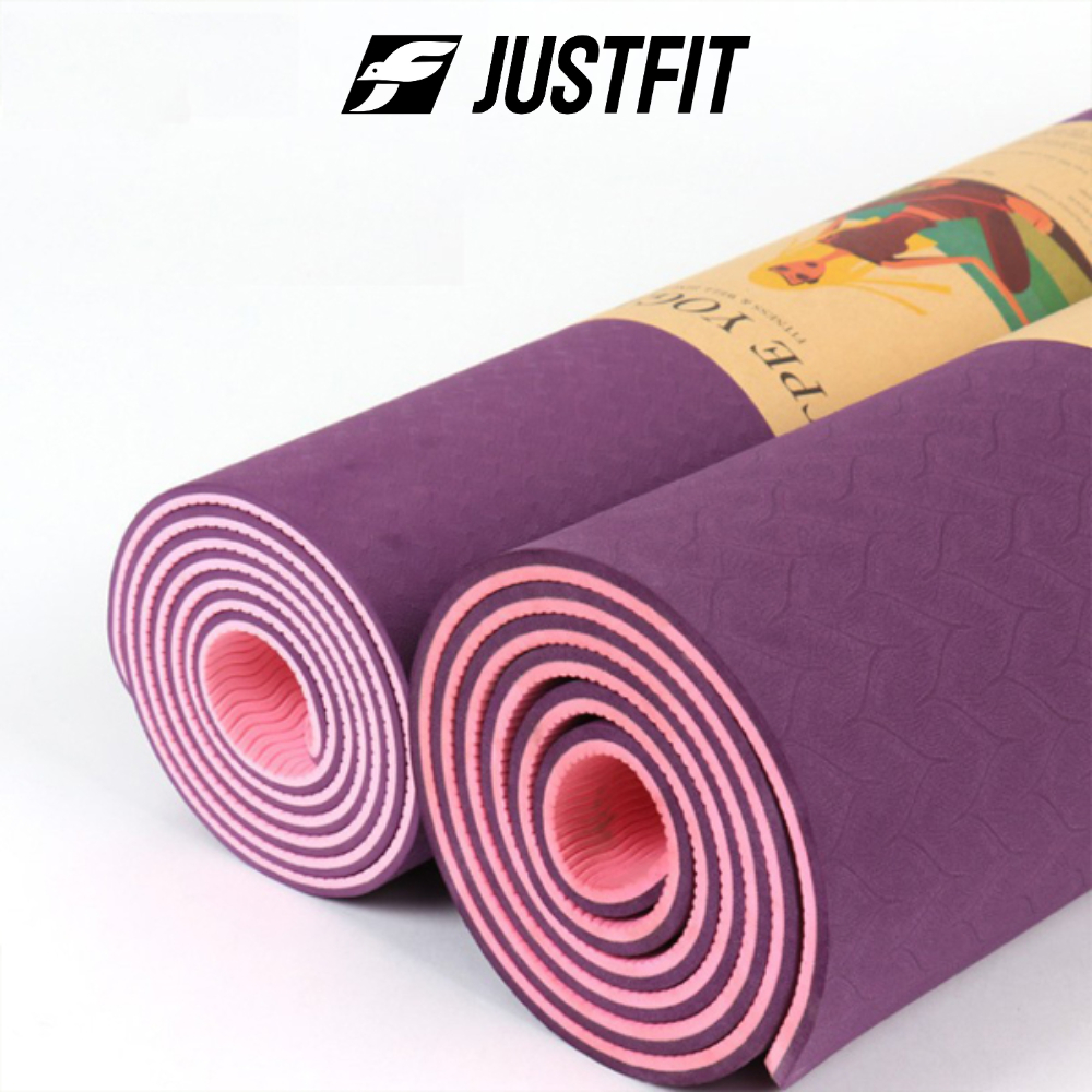 Thảm tập yoga định tuyến JUSTFIT chống trơn trượt tại nhà