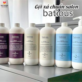 Sét gội xả batious 960ml các màu