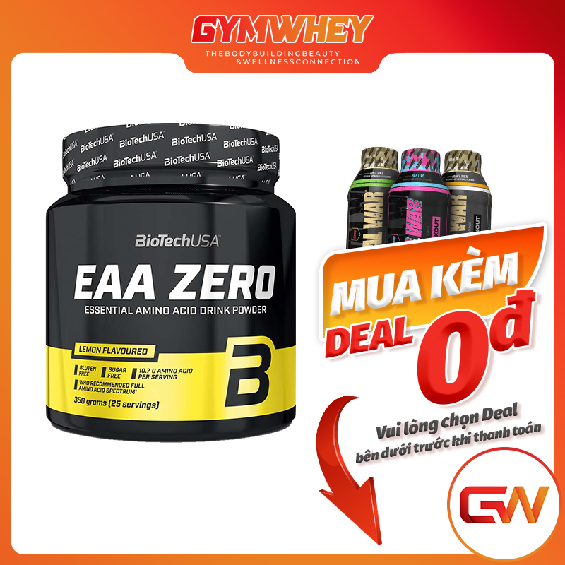 Dinh Dưỡng Hổ Trơ Phục Hồi Cơ Bắp BioTech EAA ZERO 350G