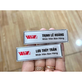 Bảng Tên Thẻ Tên Siêu Thị WIN - In cố định