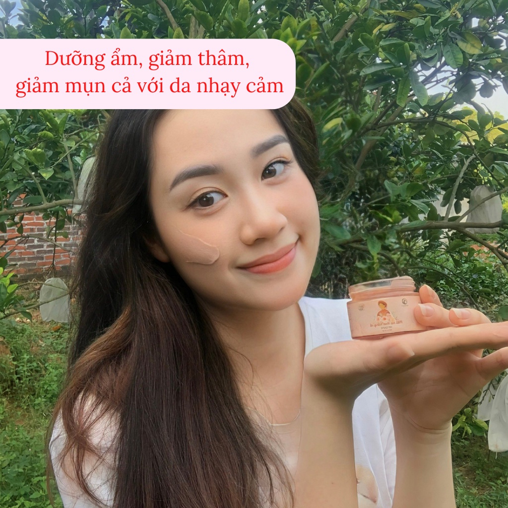 Mặt Nạ Dưỡng Sáng Da Hoa Hồng Cổ Sapa A Om Natural 10g