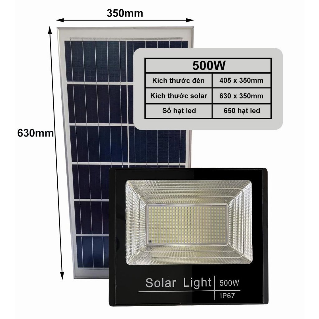 Đèn pha led  năng lượng mặt trời  VẠN NĂNG solar 25w 40w 60w 100w 200w 300w 500w LED TO 5730 SIÊU SÁNG