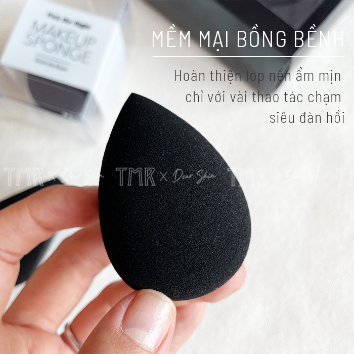 Bông Mút Tán Kem Nền TMR Makeup Đa Dạng Kiểu Dáng Phù Hợp Cho Mọi Layout Makeup Premium Black