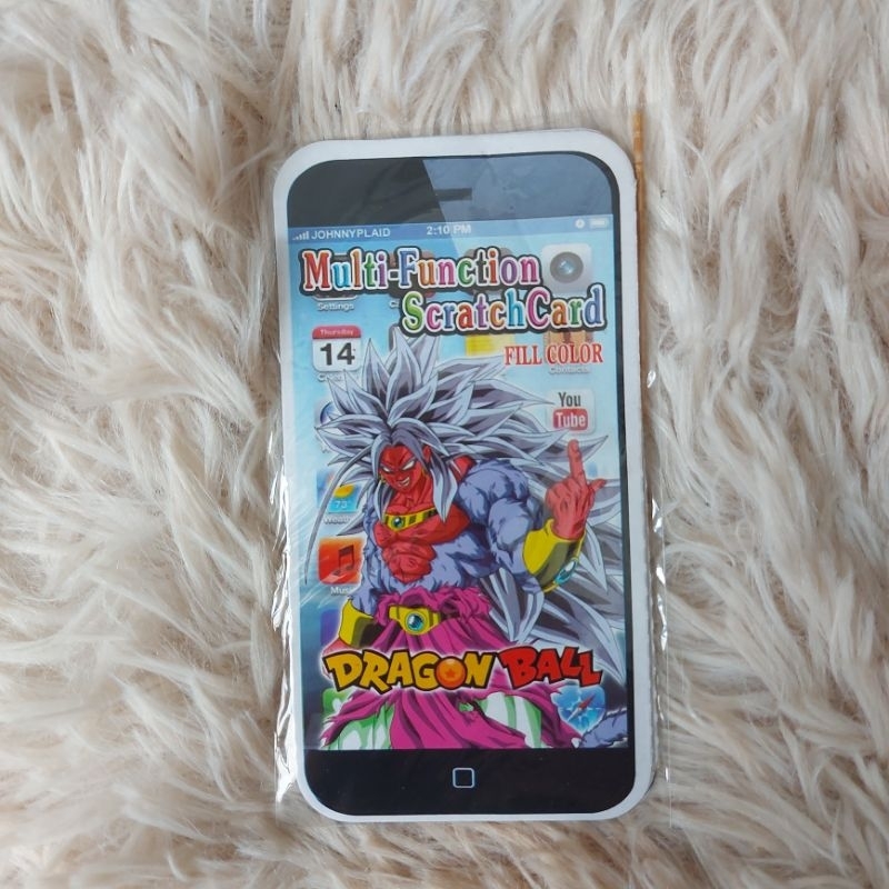 Thẻ bài tô màu 7 viên ngọc rồng-Giao ngẫu nhiên 1 cái