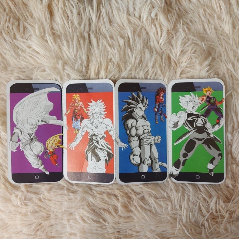 Thẻ bài tô màu 7 viên ngọc rồng-Giao ngẫu nhiên 1 cái