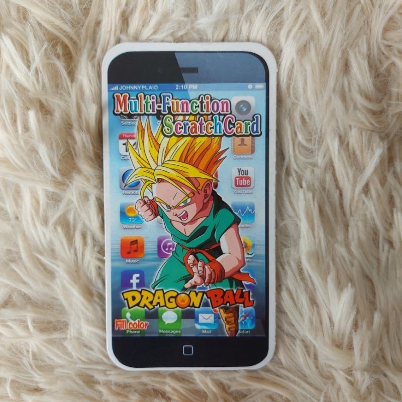 Thẻ bài tô màu 7 viên ngọc rồng-Giao ngẫu nhiên 1 cái