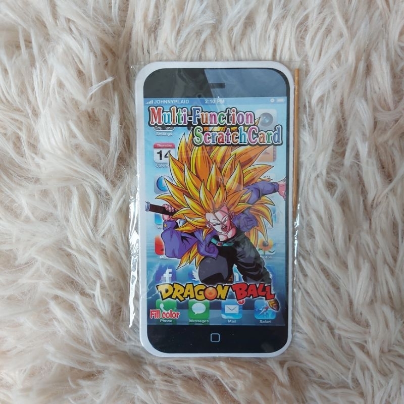 Thẻ bài tô màu 7 viên ngọc rồng-Giao ngẫu nhiên 1 cái