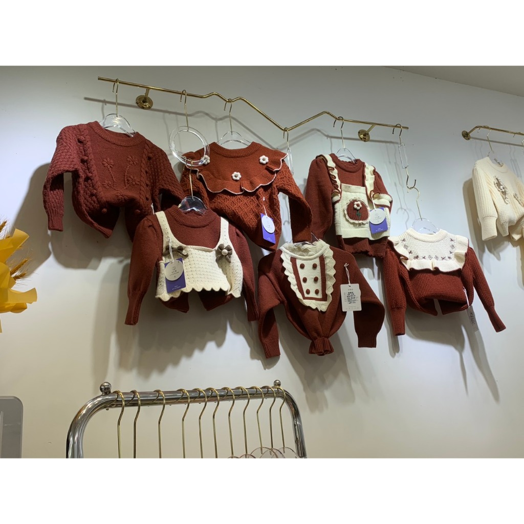 Áo len cho bé gái siêu đẹp hàng Quảng Châu Sukun shop - Áo len bé gái loại đẹp Kunkids