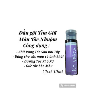 Dầu gội tím khử vàng tóc tẩy