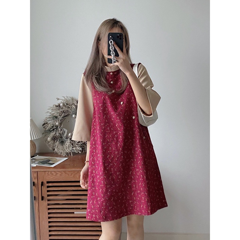 - Áo dài tết tay lỡ, Áo dài cách tân nữ trẻ trung cực xinhod