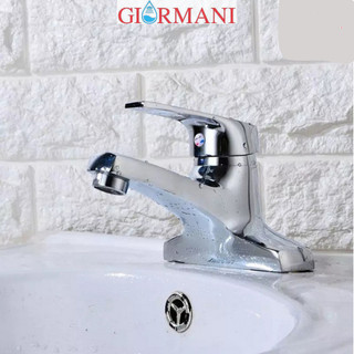 Vòi rửa mặt, lavabo nóng lạnh GIORMANI cao cấp SNL07 tặng kèm đôi dây cấp