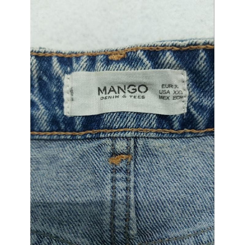 Chân váy jean Mango