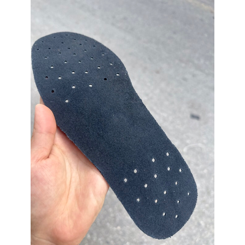 Lót giày da bò thật khử mùi, êm chân