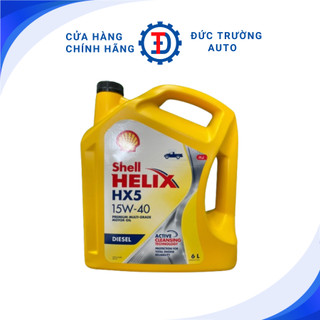 Nhớt shell - dầu nhớt xe ô tô shell helix hx5 15w40 6 lít