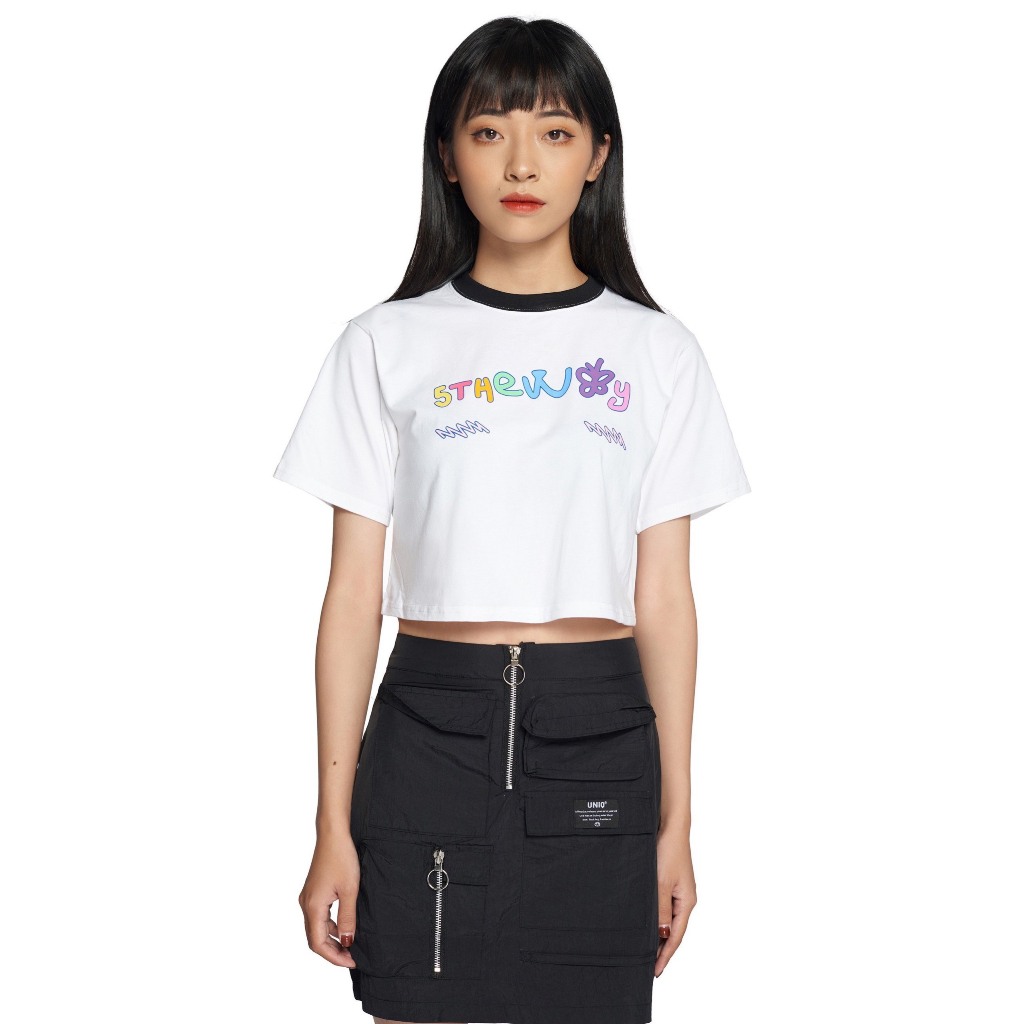 Áo thun croptop 5THEWAY /teddy bear/ CROP TEE