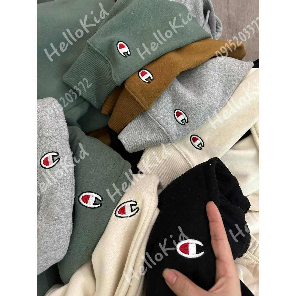 Bộ hoodie kèm jogger Cham nam nữ