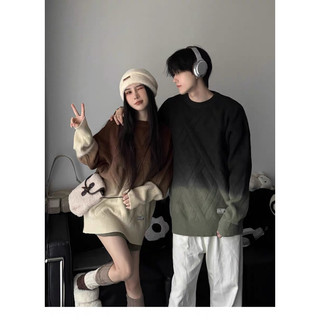 Áo len phối 2 màu