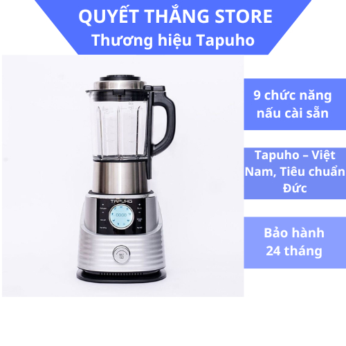 Máy Xay Nấu Đa Năng TAPUHO T01 Máy Làm Sữa Hạt 15 Chức Năng, 1.75 lít, Bảo hành chính hãng 24 tháng