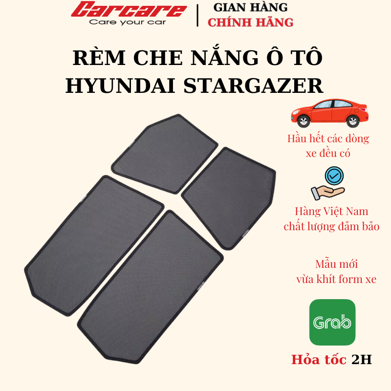 Rèm che nắng ô tô Hyundai Stargazer 2023 Tấm che nắng ô tô nam châm hàng loại 1