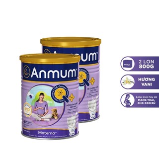 Sữa mẹ bầu Anmum Materna Hương Vanilla, Hương Chocolate Từ 400g_800g